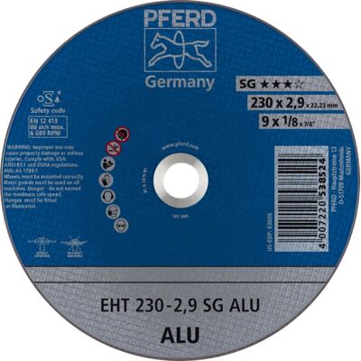 PFERD EHT 230-2,9 SG ALU Winkelschleifer-Zubehör - Winkelschleifer-Werkzeug PFERD EHT 230-2,9 SG ALU Winkelschleifer-Zubehör - Winkelschleifer-Werkzeug