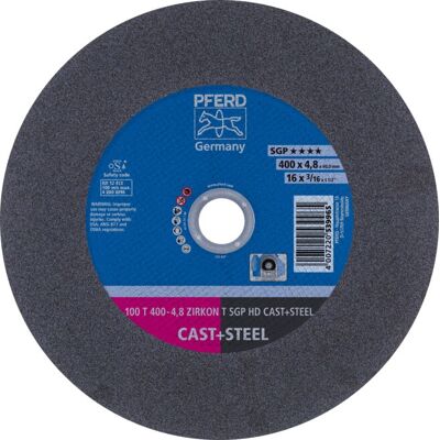 PFERD 100 T 400-4,8 ZIRKON T SGP HD CAST+STEEL - Winkelschleifer-Zubehör PFERD 100 T 400-4,8 ZIRKON T SGP HD CAST+STEEL - Winkelschleifer-Zubehör