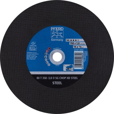 PFERD Stahl Modell 80 T 350-3,8 O SG CHOP HD - Winkelschleifer-Zubehör PFERD Stahl Modell 80 T 350-3,8 O SG CHOP HD - Winkelschleifer-Zubehör