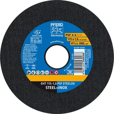 PFERD 61730100 Winkelschleifer-Zubehör - Dünner Scheibe 115mm PFERD 61730100 Winkelschleifer-Zubehör - Dünner Scheibe 115mm