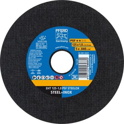 PFERD 61721100 Vinkelslipstillbehör - Rostfritt Stål Skivor - 125mm PFERD 61721100 Vinkelslipstillbehör - Rostfritt Stål Skivor - 125mm