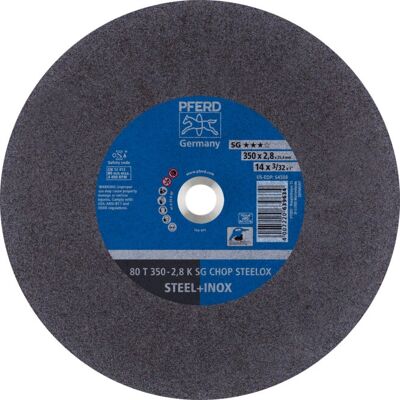 PFERD 80 T 350-2,8 K SG Chopscheibe Stahl/Edelstahl PFERD 80 T 350-2,8 K SG Chopscheibe Stahl/Edelstahl