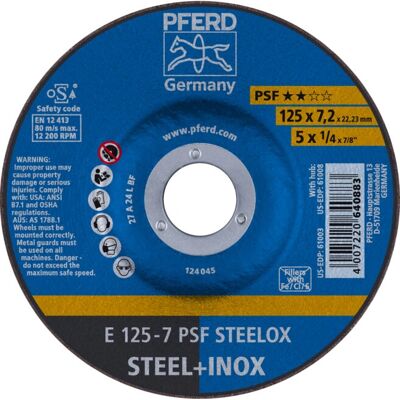 PFERD 62012640 Accessorio per Fresa Angolare - Disco di Smerigliatura Durevole PFERD 62012640 Accessorio per Fresa Angolare - Disco di Smerigliatura Durevole