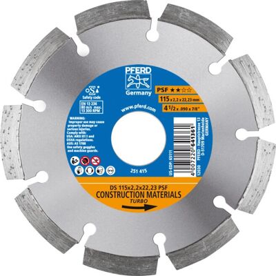 Acessório PFERD Modelo 68011221 para Esmerilhadeira – Disco de Diamante para Concreto & Pedra Acessório PFERD Modelo 68011221 para Esmerilhadeira – Disco de Diamante para Concreto & Pedra