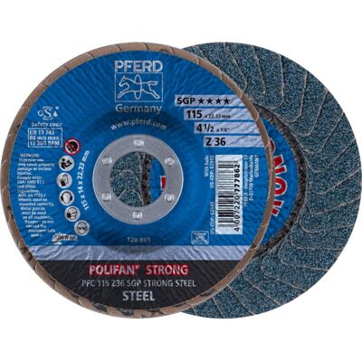 PFERD PFC 115 Z 36 SGP STRONG - Disco per Macinazione e Levigatura PFERD PFC 115 Z 36 SGP STRONG - Disco per Macinazione e Levigatura