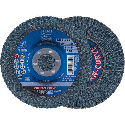 Accessoire pour meuleuse PFERD 67689052 - Disques à lamelles radiales - Publicité Accessoire pour meuleuse PFERD 67689052 - Disques à lamelles radiales - Publicité