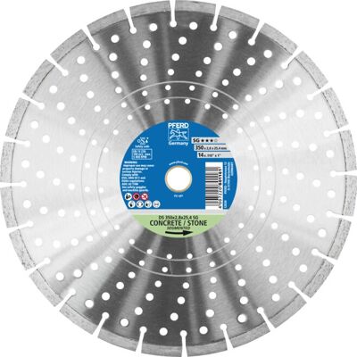 PFERD 68000048 Vinkelslipstillbehör - Diamantskiva, 350mm PFERD 68000048 Vinkelslipstillbehör - Diamantskiva, 350mm