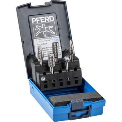 PFERD 21901512 Rotary Burr Set - 6mm Shank, 3 PLUS Teeth - Metal, Steel PFERD 21901512 Rotary Burr Set - 6mm Shank, 3 PLUS Teeth - Metal, Steel