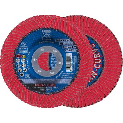 PFERD 115-L CO 60 SGP Curve Steelox Angle Grinder Accessory PFERD 115-L CO 60 SGP Curve Steelox Angle Grinder Accessory
