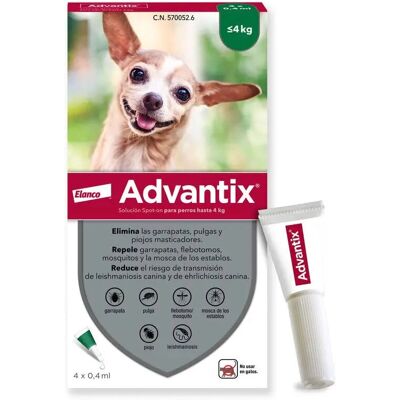 Advantix Für Hunde Bis 4kg - Parasiten Pipette Advantix Für Hunde Bis 4kg - Parasiten Pipette