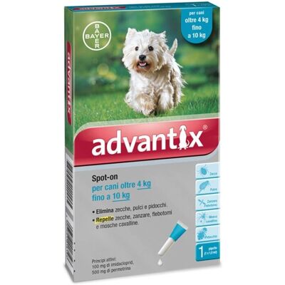 Elanco Italia Spa Advantix Spot-On Trattamento Cane - 4-10kg Elanco Italia Spa Advantix Spot-On Trattamento Cane - 4-10kg