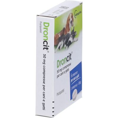 Vetoquinol Droncit 50mg - Trattamento antiparassitario a largo spettro Vetoquinol Droncit 50mg - Trattamento antiparassitario a largo spettro