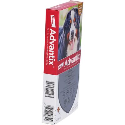 Advantix per cani 40-60kg Protezione antiparassitaria - 4 pipette Advantix per cani 40-60kg Protezione antiparassitaria - 4 pipette