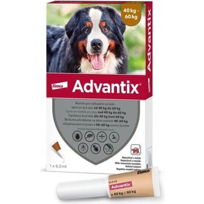 Advantix 40-60 kg Haustier-Parasitenschutz - Spot-on Advantix 40-60 kg Haustier-Parasitenschutz - Spot-on