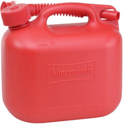 Hünersdorff 5L Fuel Canister - Fuel Canister, Red, 5L, Gasoline Suitable Hünersdorff 5L Fuel Canister - Fuel Canister, Red, 5L, Gasoline Suitable