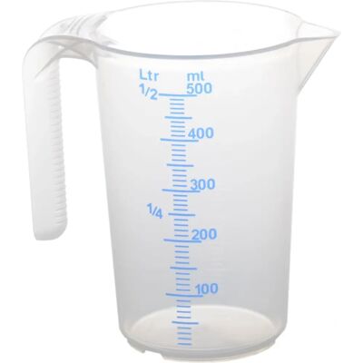 Dzbanek pomiarowy Hünersdorff 500ml - Wytrzymały, stosowany Dzbanek pomiarowy Hünersdorff 500ml - Wytrzymały, stosowany