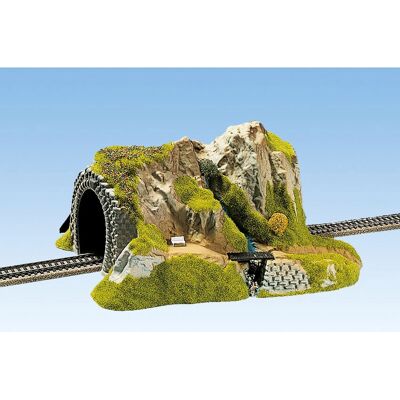 NOCH Modeljernbanetunnel - Enkeltsporet, Lige, H0, 34x27cm NOCH Modeljernbanetunnel - Enkeltsporet, Lige, H0, 34x27cm