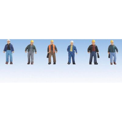 NOCH 015057 Pieza de modelo a escala - 6 figuras pintadas NOCH 015057 Pieza de modelo a escala - 6 figuras pintadas