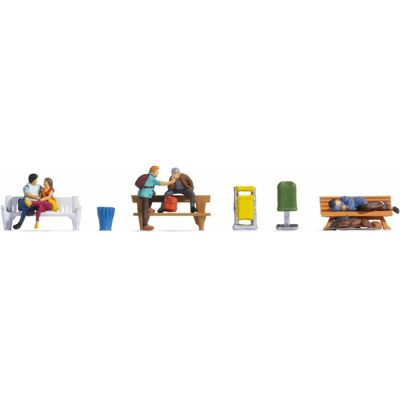 Noch N15238 Människor på Bänkar HO 1:87 Skalemodellfigurer Noch N15238 Människor på Bänkar HO 1:87 Skalemodellfigurer