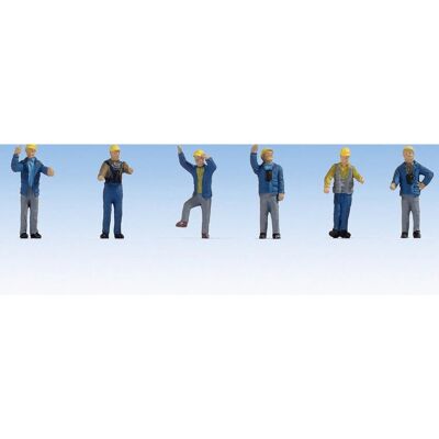 NOCH N15279 Railway Shunters - Scale Model Figures NOCH N15279 Railway Shunters - Scale Model Figures