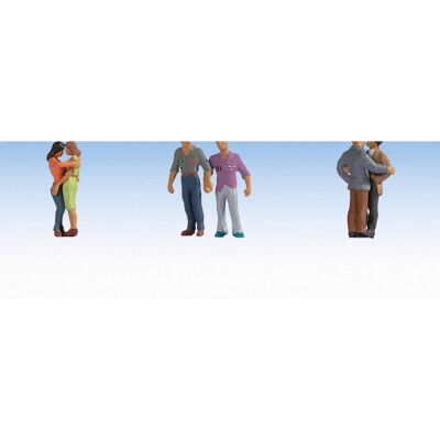 Noch N15511 Plastic Figures Set HO 1:87 - Scale Model Figures Noch N15511 Plastic Figures Set HO 1:87 - Scale Model Figures