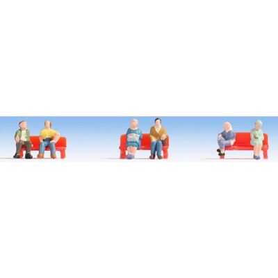 Noch N15536 Sitting People HO 1:87 Scale Model - Figures Noch N15536 Sitting People HO 1:87 Scale Model - Figures