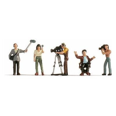Noch N15573 Camera Crew HO 1:87 Scale Model Figures - Painted Noch N15573 Camera Crew HO 1:87 Scale Model Figures - Painted