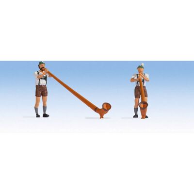 NOCH Alpehornblæsere - H0 Skala Figurer NOCH Alpehornblæsere - H0 Skala Figurer
