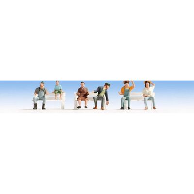 NOCH H0 Traktorfører figurer - 6 malede figurer NOCH H0 Traktorfører figurer - 6 malede figurer