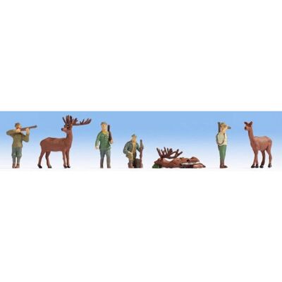 Figurines Chasseur et Cerf Noch N15731 - Modèle à l'Échelle Figurines Chasseur et Cerf Noch N15731 - Modèle à l'Échelle
