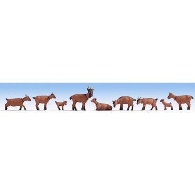 NOCH N15752 Goats - HO Scale Model Figures NOCH N15752 Goats - HO Scale Model Figures