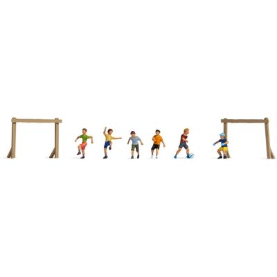 NOCH Enfants sur la place du football, figurines modélisme NOCH Enfants sur la place du football, figurines modélisme