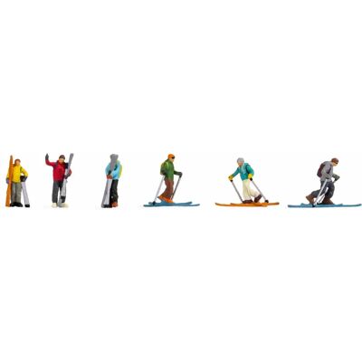 Noch N15823 Skifahrer Set - Modellfiguren für Wintersport Noch N15823 Skifahrer Set - Modellfiguren für Wintersport