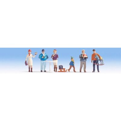 NOCH Marché de Noël Figures - Accessoires NOCH Marché de Noël Figures - Accessoires