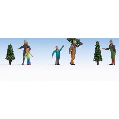 NOCH 0015927 Skalmodellsfigurer - Juldekorationer NOCH 0015927 Skalmodellsfigurer - Juldekorationer