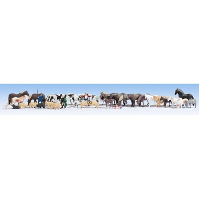NOCH 16049 Figure Animali H0 - Accessori Modellismo NOCH 16049 Figure Animali H0 - Accessori Modellismo