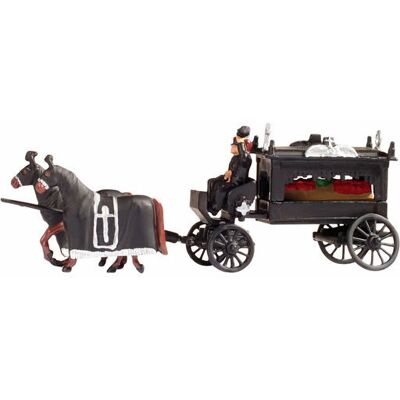 Noch N16714 Hästdragen begravningsvagn - Skala 1:87 Noch N16714 Hästdragen begravningsvagn - Skala 1:87