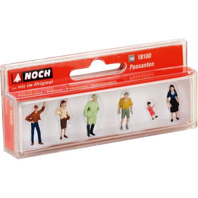 NOCH 18100 H0 painted figurines - scale model accessory NOCH 18100 H0 painted figurines - scale model accessory
