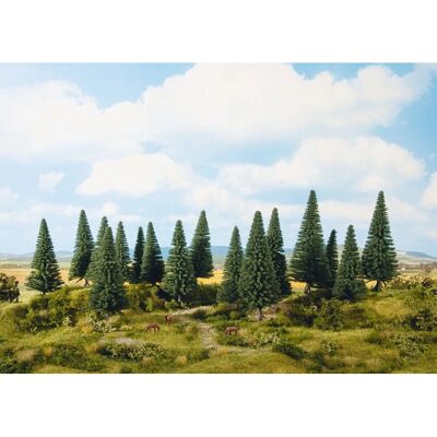NOCH 0024640 Spruce Tree Set - Model Railway Landscape Accessory NOCH 0024640 Spruce Tree Set - Model Railway Landscape Accessory