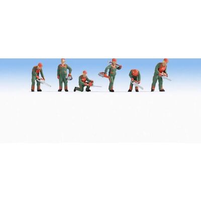 Noch N36061 Skovarbejdere - Skalamodel - Malede plastfigurer Noch N36061 Skovarbejdere - Skalamodel - Malede plastfigurer