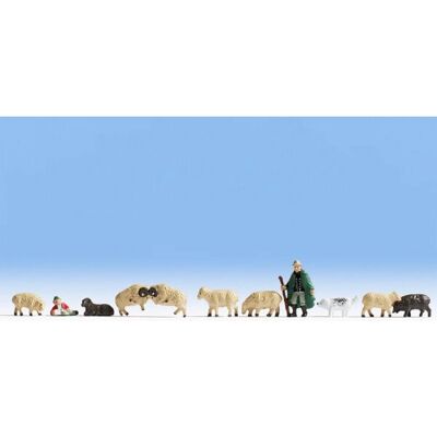 NOCH Shepherd and Sheep scale model part/accessory Figures - Figures NOCH Shepherd and Sheep scale model part/accessory Figures - Figures