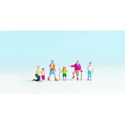 NOCH 36870 Skala Modeldel - 6 Maleske Figurer NOCH 36870 Skala Modeldel - 6 Maleske Figurer
