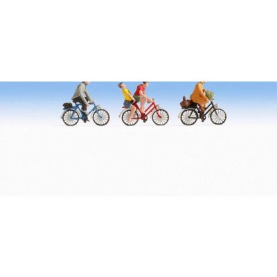 NOCH N Skala Modelbane Cyklist Figurer - Til Voksne NOCH N Skala Modelbane Cyklist Figurer - Til Voksne