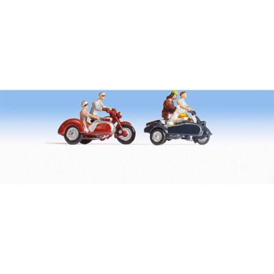 NOCH 36905 Scale Model Part - Motorcyclist Figures for N Scale NOCH 36905 Scale Model Part - Motorcyclist Figures for N Scale