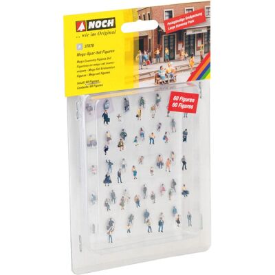 NOCH 37070 Set of 60 Hand-Painted Figures - Scale Model Parts NOCH 37070 Set of 60 Hand-Painted Figures - Scale Model Parts