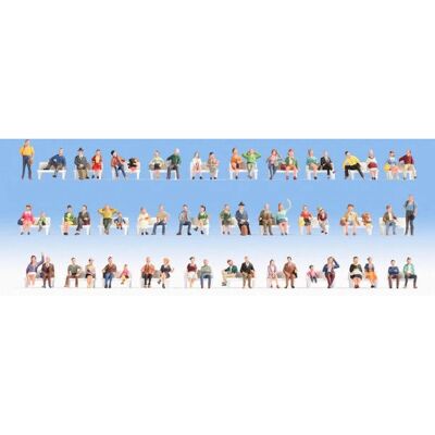 NOCH 37071 N Sidende Figurer - Skalemodel NOCH 37071 N Sidende Figurer - Skalemodel