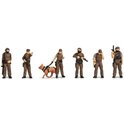 Noch TT Polizei Intercom Set - Figuren & Hund - Modelltyp Noch TT Polizei Intercom Set - Figuren & Hund - Modelltyp