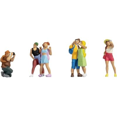 NOCH TT Turister - Figurer - Sæt med 6 NOCH TT Turister - Figurer - Sæt med 6