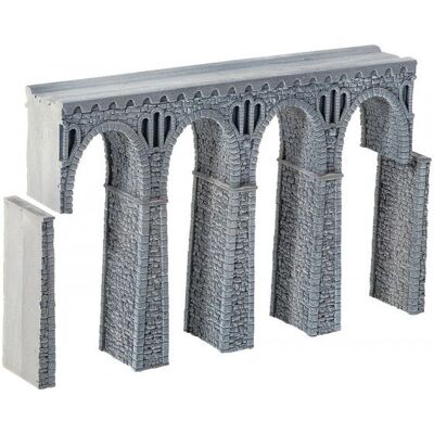 Pont miniature NOCH - Viaduc en pierre H0 370mm - Monorail Pont miniature NOCH - Viaduc en pierre H0 370mm - Monorail