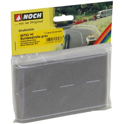 NOCH 60703 Modellbahn Straße - Grau - 1000 x 80 mm - Szenerie NOCH 60703 Modellbahn Straße - Grau - 1000 x 80 mm - Szenerie